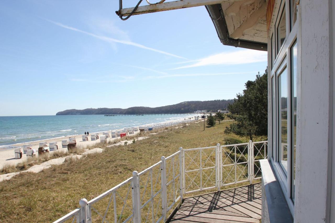 Aparthotel Ostsee Fewo 6 Balkon, Meerblick, Strand Binz Bagian luar foto