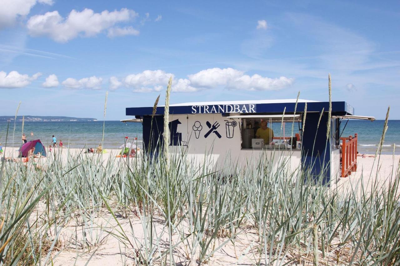 Aparthotel Ostsee Fewo 6 Balkon, Meerblick, Strand Binz Bagian luar foto