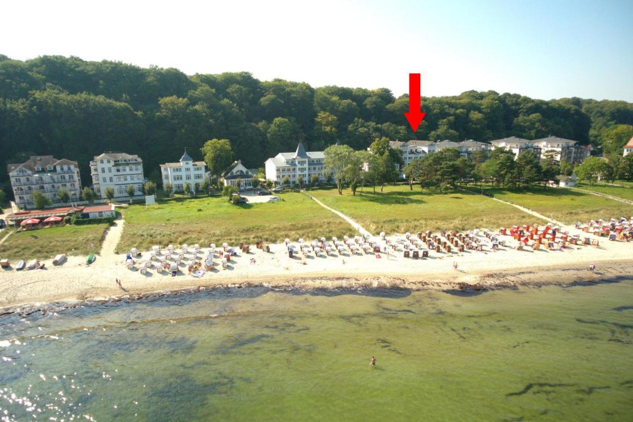 Aparthotel Ostsee Fewo 6 Balkon, Meerblick, Strand Binz Bagian luar foto