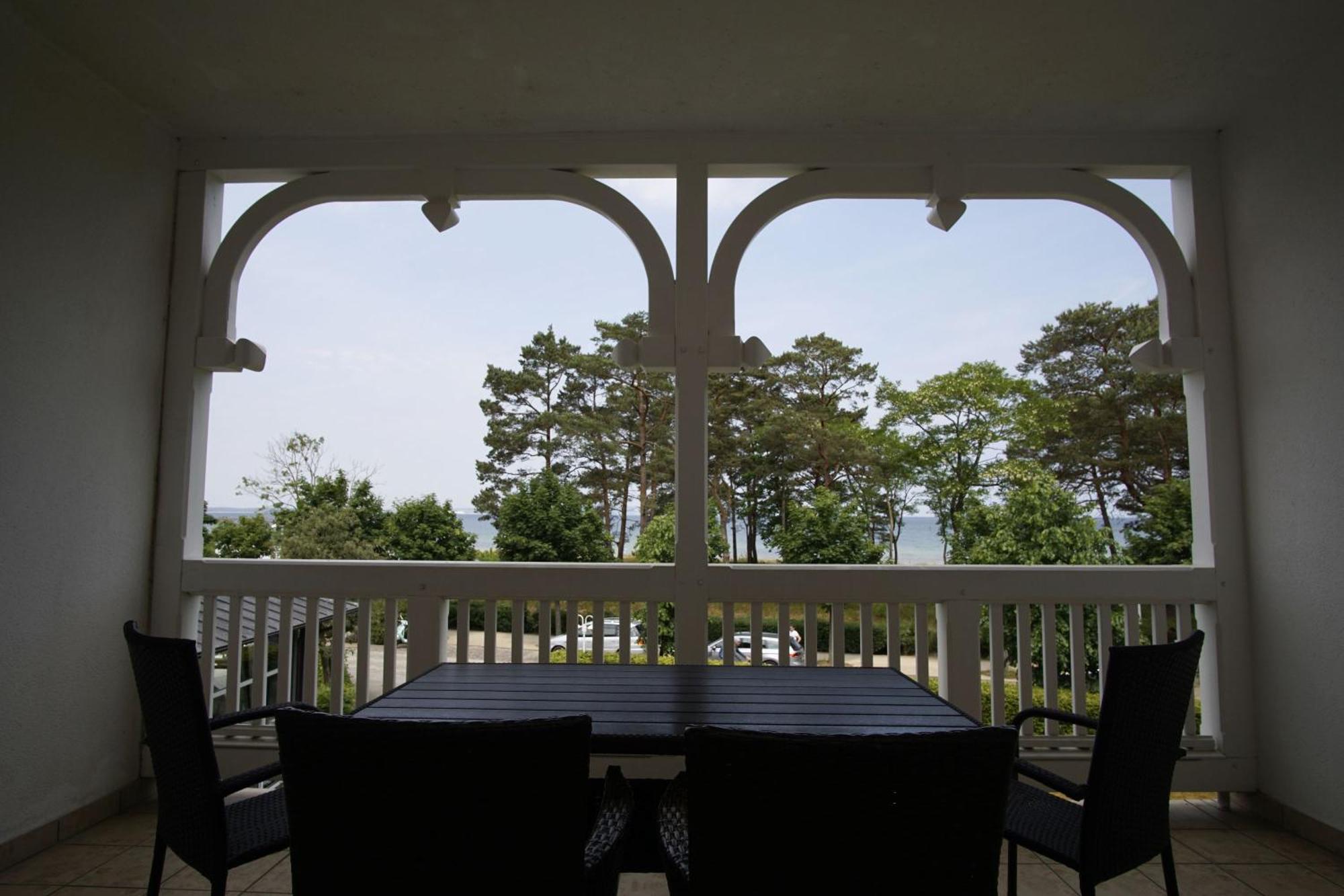 Aparthotel Ostsee Fewo 6 Balkon, Meerblick, Strand Binz Bagian luar foto